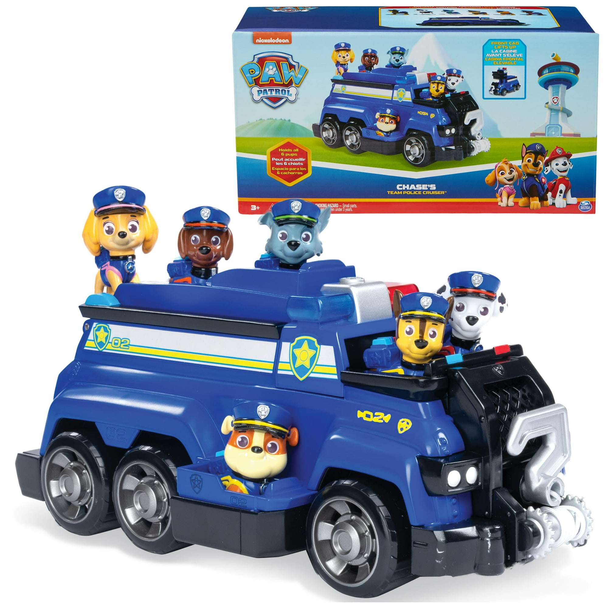 Toy Paw Patrol Team Cruiser Con 6 Figuras De Acción