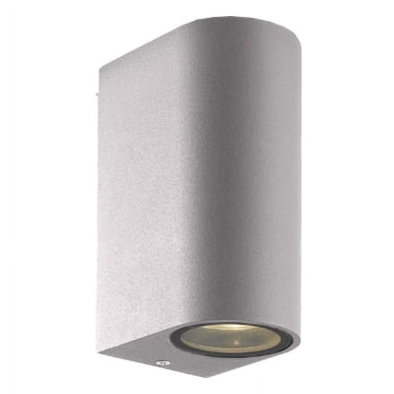 Hb Led - Apliqué Doble Porta Gu-10 Redondo Gris Kapelle