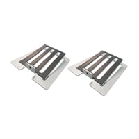 Bothyi - Par De Soportes Inclinados Para Altavoces De Escritorio, De Sobremesa, Para Ordenadores Pequeños, Compactos, Color Gris