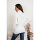 thumbnail image 3 of Sweater Mujer Cuello Alto Manga Larga Murciélago Tejido 5063, 3 of 4