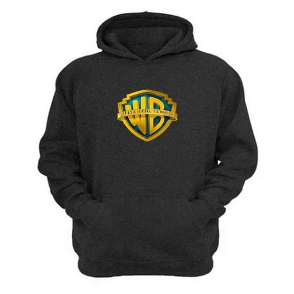 Poleron Canguro Warner Bross Gris Oscuro Talla L Unisex