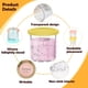 thumbnail image 3 of Repuesto para pintas y tapas Deluxe - Paquete de 1 - Compatible con pintas de 24 oz para máquina de helado, recipientes para helado, vasos aptos para lavavajillas (1 pieza/rosa), 3 of 5
