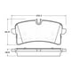 thumbnail image 2 of Pastillas Freno para auto Audi S6 2012-2018 Trasero, 2 of 5