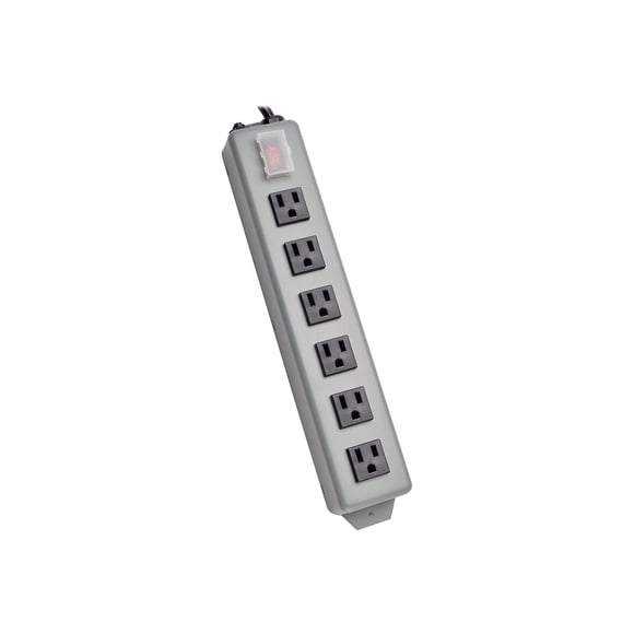 Cable Power Strip Tripp Lite Waber de 6 salidas, cable de 6 pies, 5-15 P