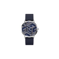Reloj Guess Para Hombre Con Correa De Silicona Azul Marino Y Carcasa De 44,0 Mm