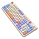thumbnail image 2 of Teclado Para Juegos RGB Teclado Con Cable USB Compacto De 94 Teclas Para Jugadores De PC Con Windows Blanco Azul, 2 of 3