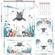 thumbnail image 3 of 1pc Cute Diving Cat Pattern Waterproof Shower Curtain with Non-Slip Mat and Toilet Cover - U Shaped Toilet Mat and Bathroom Accessories for Home Decor, 3 of 5