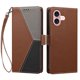 thumbnail image 3 of Funda Cartera Tricolor para iPhone 16 con Ranuras para Tarjetas, Marrón, 3 of 6