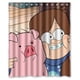thumbnail image 1 of Cortina de ducha de Gravity Falls, juego de cortina de baño con ganchos, tamaño 60 x 72 pulgadas, 1 of 3