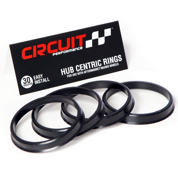 Anillos de centrado para cubo Circuit Performance 66.1-56.1 mm Nylon, paquete de 4