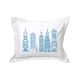 thumbnail image 1 of Funda De Almohada - - Edificios Azules, 1 of 2