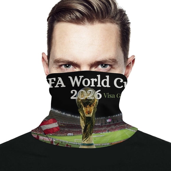 FIFA WORLD CUP Braga de Cuello Protección Solar - Bandana UV Refrescante para Ciclismo y Deportes al Aire Libre, Hombres y Mujeres