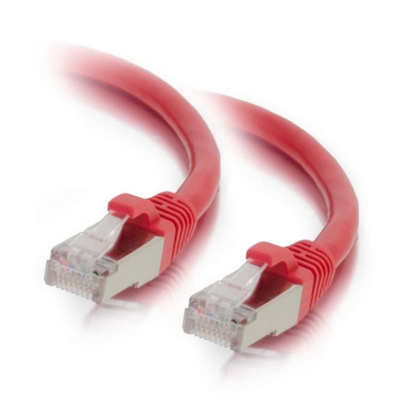 Cable Ethernet C2G Cat6 rojo 1,8 m sin enganche STP