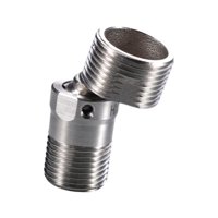 Bothyi - Grifo Con Pie Curvo En Ángulo, Resistente, Universal, Para Cuarto De Lavado, Baño Y Cocina