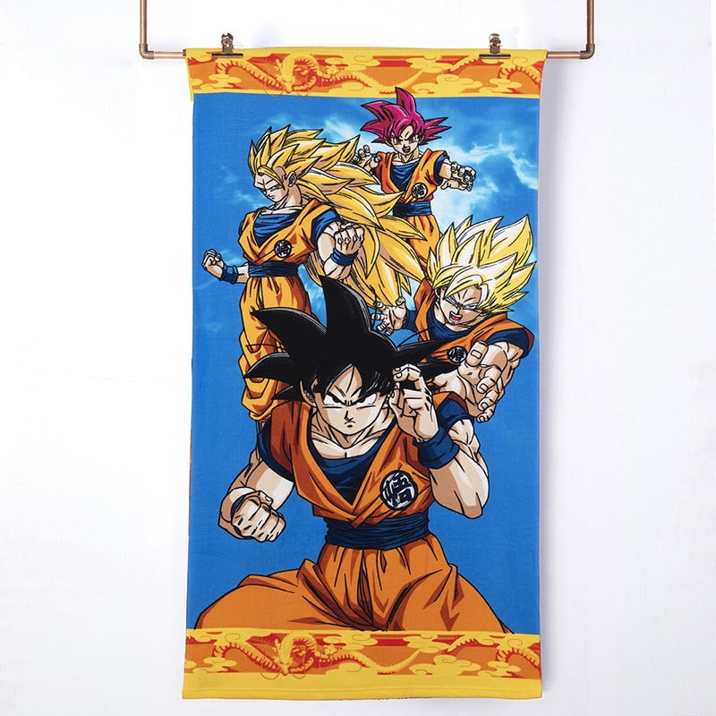 Dragon Ball Z - Toalla Playa C/bolso 70x140+33x42 Dragon Ball Team