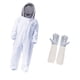 thumbnail image 5 of Disfraz de traje de abejas con guantes de apicultor transpirable para los apicultores para los apicultores de la apicultura , L L, 5 of 5