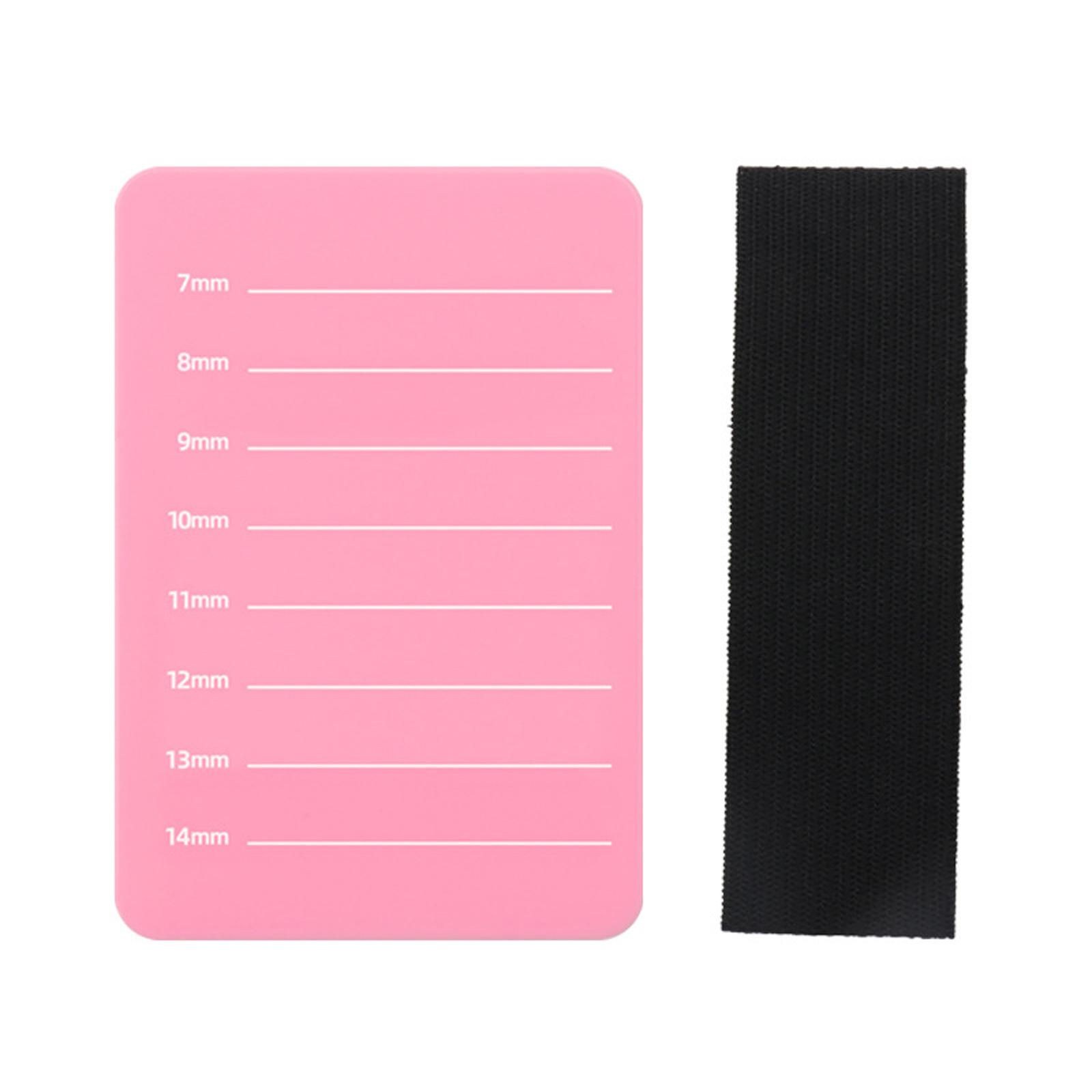 Magideal - Paleta De Pestañas, Bandeja Para Pestañas Postizas Con Líneas De Medición, Escala De Pestañas Injertadas, Plato, Paleta De Pestañas Para El Salón De B S