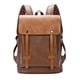 thumbnail image 4 of Mochila unisex cuero PU con broches y correas frontales, 4 of 6