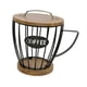 thumbnail image 1 of Soporte Para Cápsulas De Café Con Base De Madera, Cesta De Almacenamiento Para Oficina, Escritorio, Cocina, Color Negro, Con Tapa, 1 of 5
