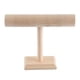 thumbnail image 4 of T-Bar Bracelet Watch Jewelry Display Soporte Soporte Rack Madera Maciza Peque?o, 4 of 5