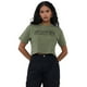 thumbnail image 1 of Polera Mujer Fun Manga Corta Crop Verde Oliva Corona, 1 of 5