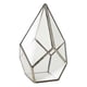 thumbnail image 3 of plantador de aire suculento diamante vidrio geométrico terrario 12x12x17cm cobre, 3 of 5