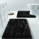 thumbnail image 1 of Juego de alfombras de baño Yimobra Luxury Shaggy extra gruesas de 2 piezas, 1 of 6
