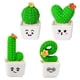 thumbnail image 3 of 4 Piezas De Plantas De Cactus En Maceta Blanca, Imitación De Suculentas, Decoración De Escritorio, Juguete Peque?o, 3 of 5