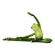 thumbnail image 1 of Resina Animal Yoga Figuras De Rana Artesanía Verde Hogar Jardín Prensa De Piernas, 1 of 5