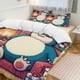 thumbnail image 2 of Christmas Pokmon Snorlax 3 Piece Sets Full/Queen Size - Reversible Microfiber Quilts with Shams Soft Lightweight Bedspread Coverlet Comforter for All Season Bed Sheets, 2 of 4