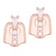 thumbnail image 4 of rhinestone barra tapa de dientes colmillos colmillos dientes gorras joyería hippy oro rosa, 4 of 5
