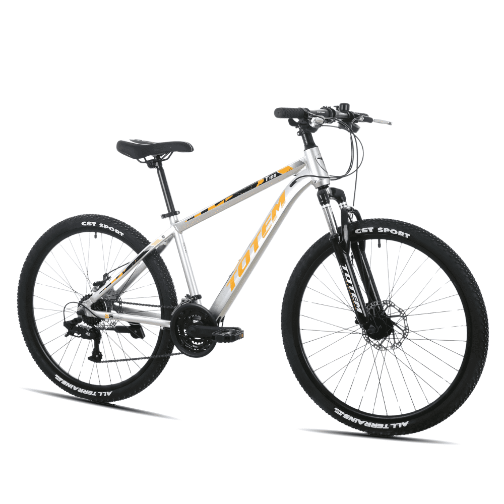 Totem - Bicicleta Mtb Aro 26 Modelo T100 Color Plateado
