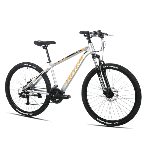 Totem - Bicicleta Mtb Aro 26 Modelo T100 Color Plateado