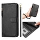 thumbnail image 4 of Funda Billetera Cremallera para Samsung Galaxy S21 Ultra 5G con Porta Tarjetas, Soporte y Correa Negro, 4 of 5