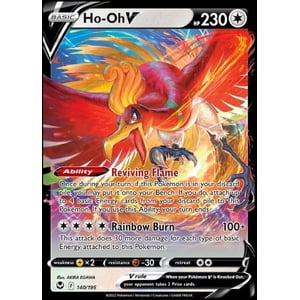 Tarjeta Pokémon Ho-Oh V 140/195 Silver Tempest Ultra Rare Holo