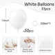 thumbnail image 2 of Globos De Látex Blanco 30 Cm 50 Unidades Para Decoración De Fiestas, 2 of 7