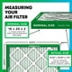 thumbnail image 2 of Filtro de aire Filterbuy MERV 11 16x20x2 (paquete de 4) Allergen Defense, 2 of 9