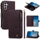 thumbnail image 1 of Cartera Samsung Galaxy A35 5G con Cremallera y Ranuras, Morado, 1 of 6