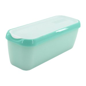 Magideal - Recipiente Para Helado, Bañera Para Helado, Fácil De Limpiar, Contenedor De Almacenamiento De Helado Reutilizable Versátil, Caja De Almacenamiento Par Menta Verde
