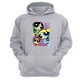 thumbnail image 1 of Polerón Canguro Niñas Superpoderes Gris Oscuro Talla S Unisex, 1 of 1