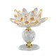 thumbnail image 4 of Candelabro De Candelabro De Candelita De Loto De Vidrio Para Decoración De Fiesta En Casa Amarillo, 4 of 5