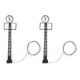 thumbnail image 4 of 2 Piezas De Luces De Ferrocarril Modelo Escala HO Para Accesorios De Iluminación De Jardín De Hadas Negro, 4 of 5