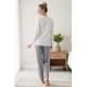 thumbnail image 4 of Pijama Micropolar Mujer Hello Kitty beige S, 4 of 8