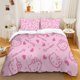 thumbnail image 1 of ed Hello Kitty Comforter Cover Set Cartoon Quilt Cover Set Christmas Gift Bedding Set Children Kids Bedroom DecorBed Sheets, 1 of 5