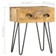 thumbnail image 2 of Mesa decorativa VidaXL de Cabinet con cajones de almacenamiento de madera maciza, 2 of 8