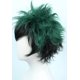 thumbnail image 4 of Disfraz corto de Cosplay Wig Linfairy para Halloween, negro y verde, 4 of 5