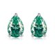 thumbnail image 4 of Aretes de Moissanita Corte Pera de 1.6cttw para Mujer Color D Claridad VVS1 Aretes de Botón de Moissanita Aretes de Botón de Diamante de Plata Esterlina S925 para Mujer con Certificado, 4 of 8
