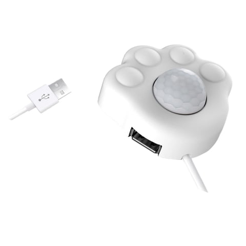 Ioensy - Interruptor De Sensor De Movimiento Inteligente Eléctrico Para Fuente De Agua Automática Para Gatos Silenciosa