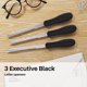 thumbnail image 2 of Abrecartas Ejecutivo Uncommon Desks – Juego de 3 piezas negro, 2 of 6