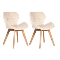 Habita2 Chile - Set 2 Sillas Velvet Beige
